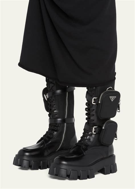 prada boots cost|prada combat boots sale.